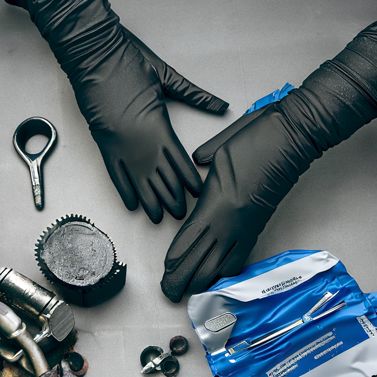 Nitrile Gloves in Automotive and Mechanical Maintenance