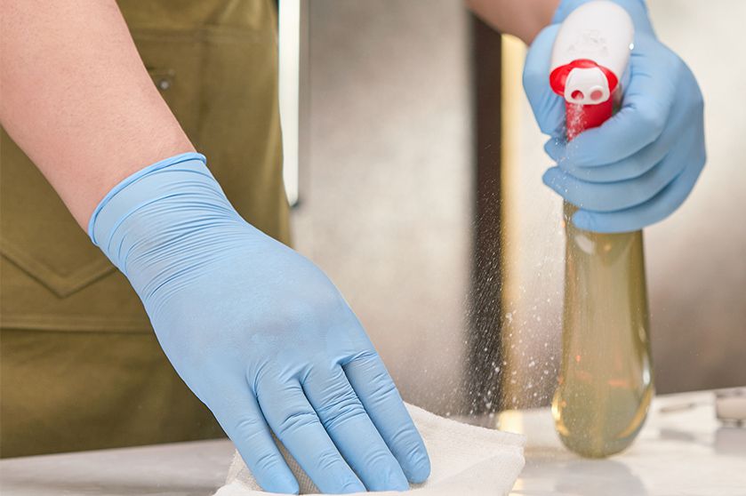 Heavy Duty Powder Free Nitrile Examination Glove