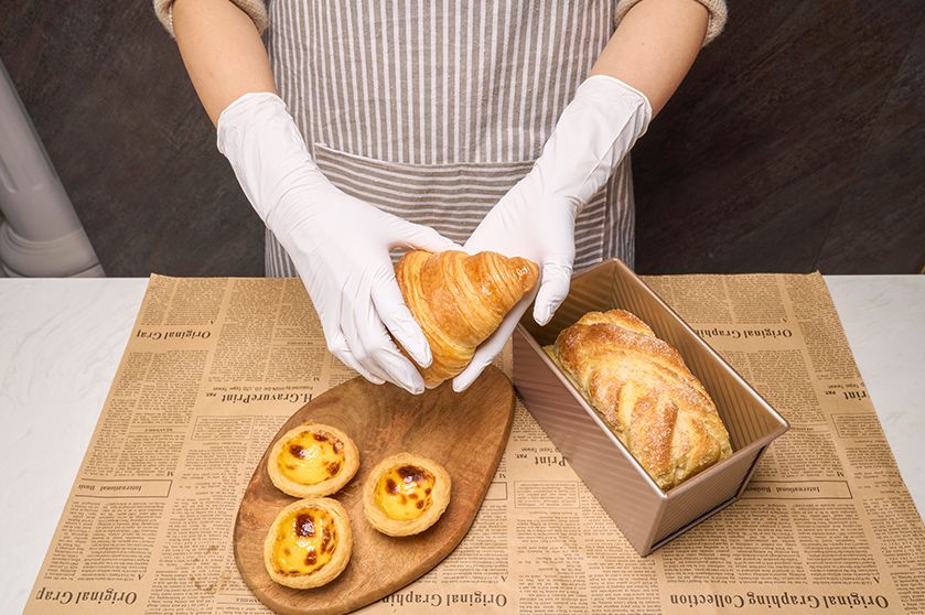 Powder Free Vinyl Glove Extended Cuff